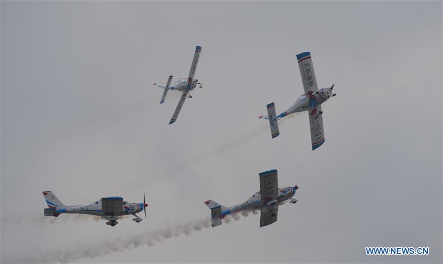 An aerobatic team from China